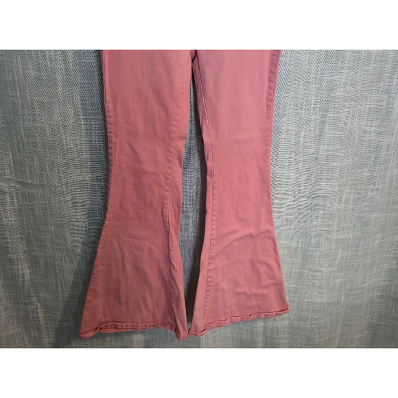 Women's Unbranded Flare Jeans Size M Pink - Picture 2 of 9